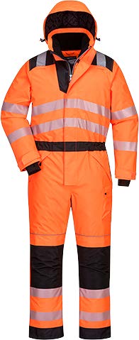 PW352 - PW3 HI-VIS PADDED WINTER COVERALL