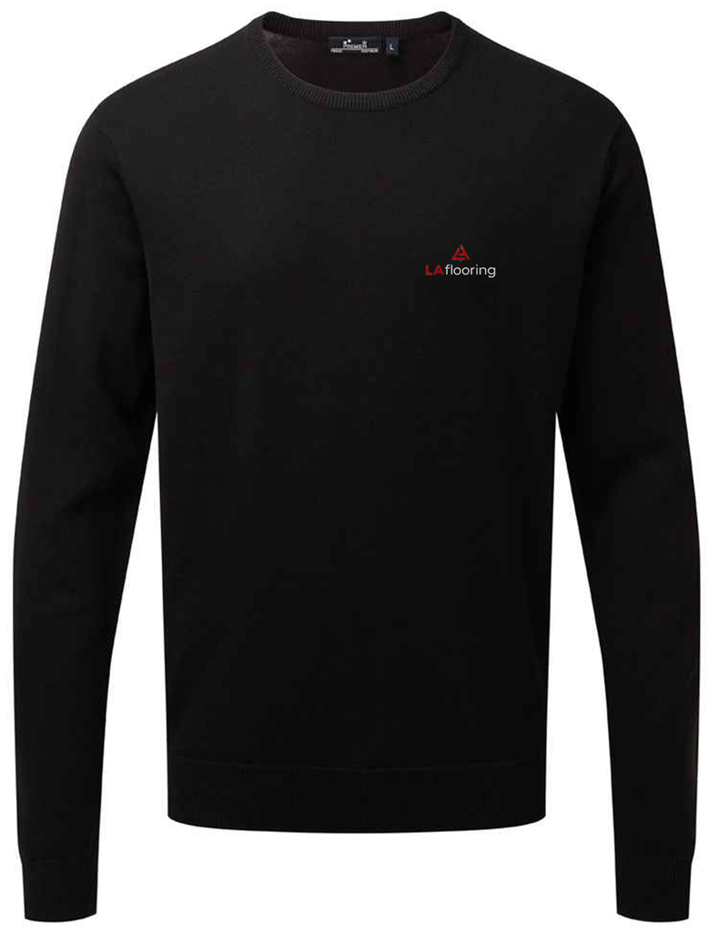 PR692 PREMIER COTTON RICH CREW NECK SWEATER