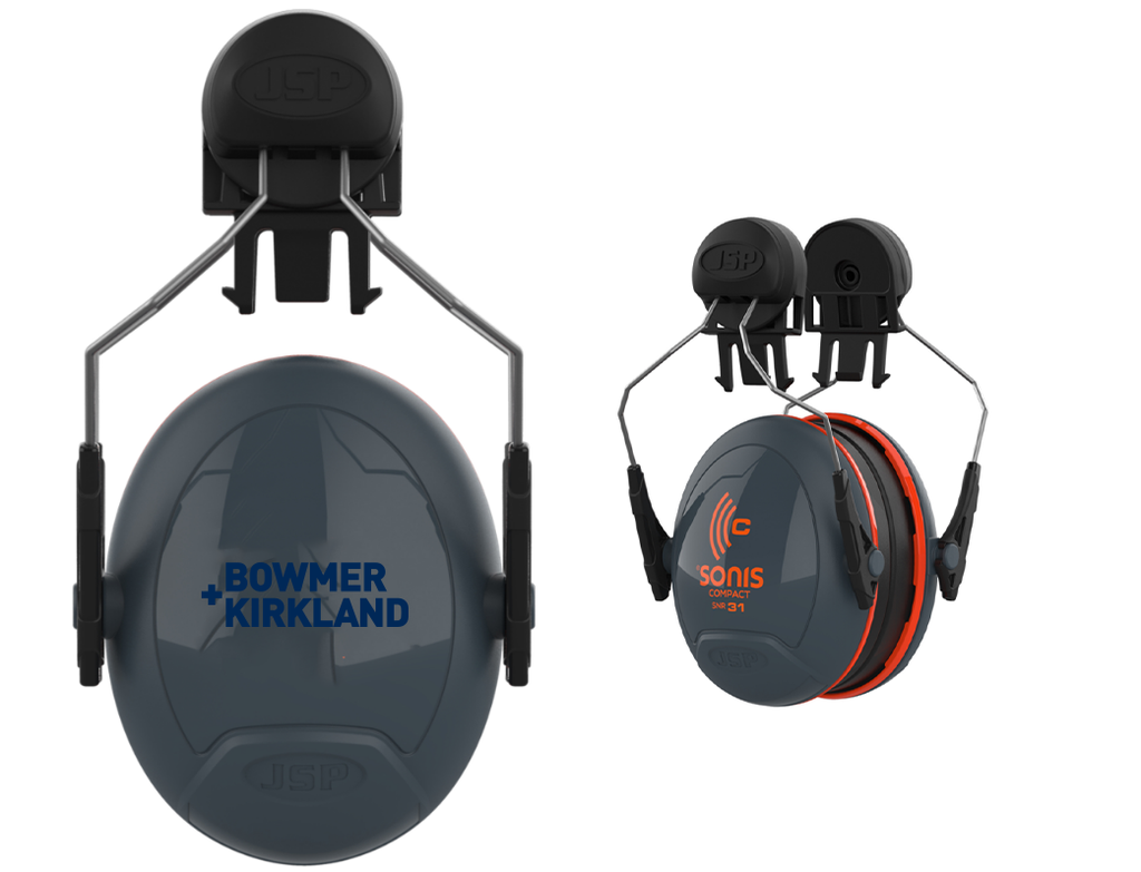 COMPACT LOW PROFILE MOUNTED EAR DEFENDERS 31DB SNR