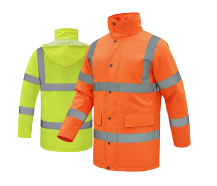 AQUA HIGH VISIBILITY WATERPROOF JACKET