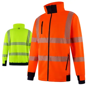 FGXeco RECYCLED PREMIUM FULL ZIP HI VIS FLEECE