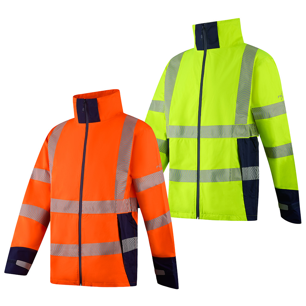FGXeco LIGHTWEIGHT LAMINATED HI-VIS BREATHABLE W/PROOF 4:4 JKT