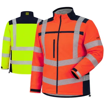 RECYCLED FGX HI-VIS SOFT SHELL JACKET