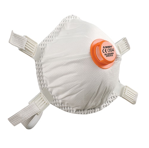 ALPHA 3000 SERIES 3030V+ P3 DISPOSABLE MASK (BOX OF 5)