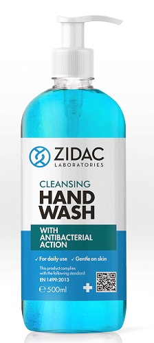 ZIDAC CLEANSING HAND WASH 500ML