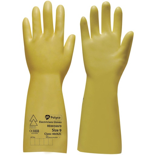[GL054] GLOVES ELECTRICAL CLASS-00 INSULATED GLOVES