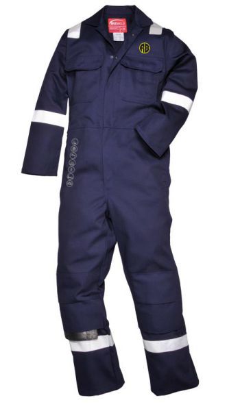 [BS133] FR50 ANTI-STATIC COVERALL C/W TAPES 350G