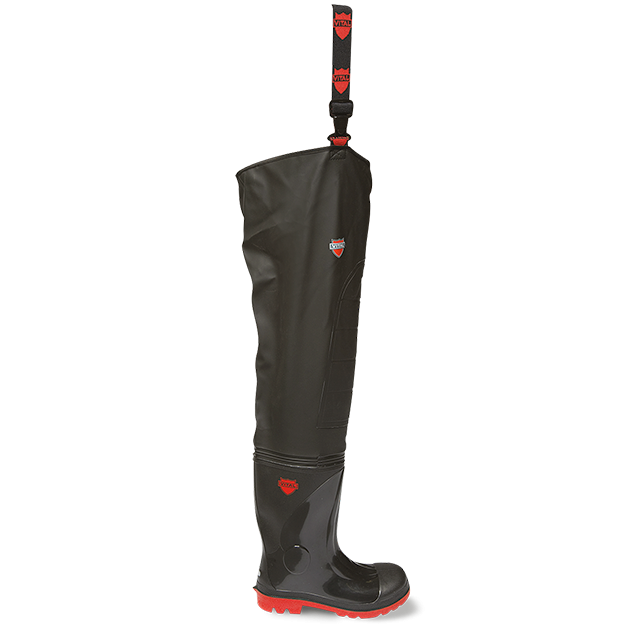 [FW350] STREAM THIGH WADER PVC/NITRILE S5 (VW162R)