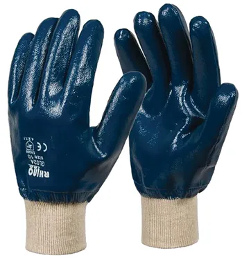 [GL024] RHINOtec  NITRILE KNIT WRIST GLOVES