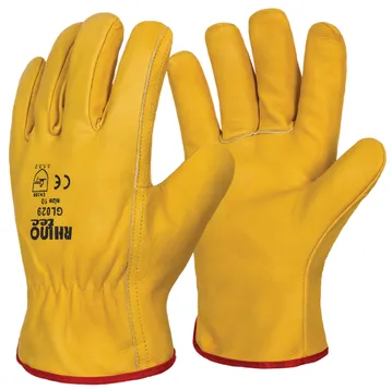 [GL029] RHINOtec DRIVERS STYLE LEATHER GLOVES