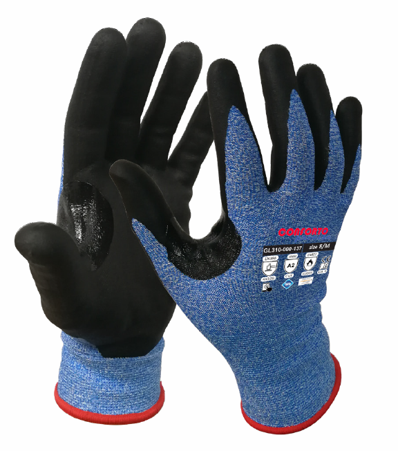 CONFORTOPrecise NITRILE FOAM GLOVES Eurox Workwear PPE. and Safety Solutions