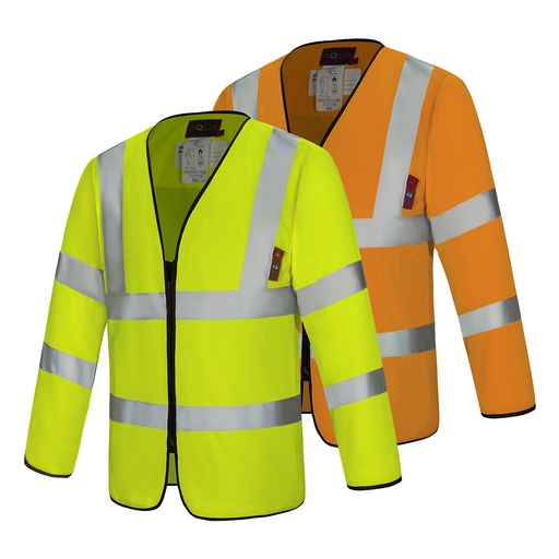 [JK025] MESH JKT SEP-3 F/R EN20471 2BB/2AB /SB WITH ZIP