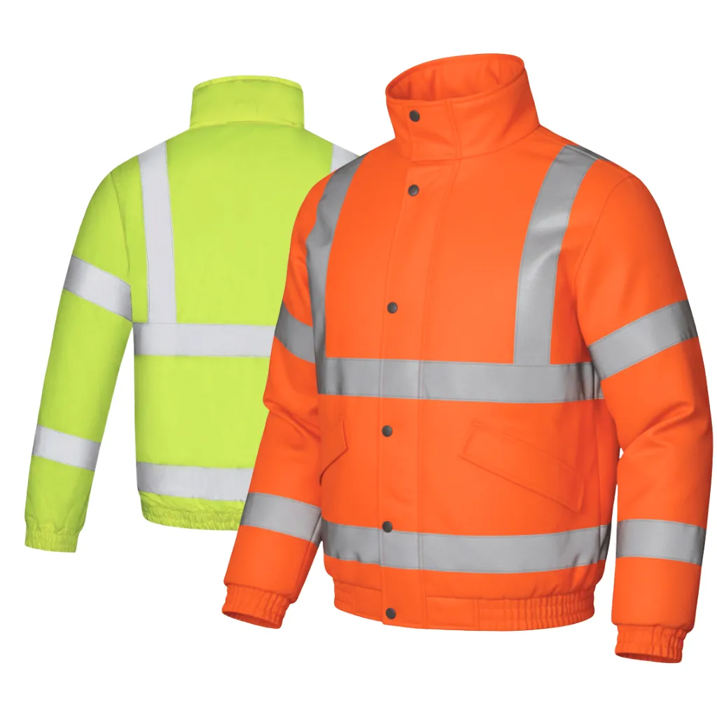 [JK930] AQUA HI VIS BOMBER JACKET