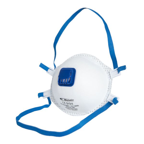 MISTRALE FFP3 X5 MOULDED VALVED MASK