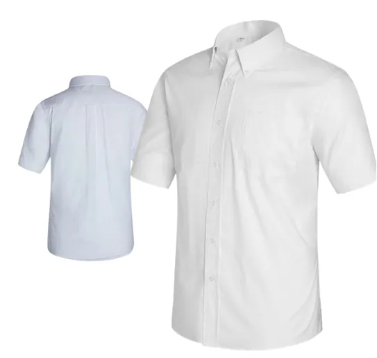 [SH175] AQUA OXFORD SHIRT S/S