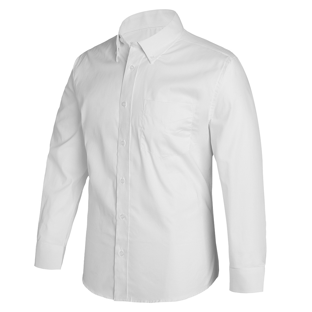 [SH176] AQUA OXFORD SHIRT LONG SLEEVE