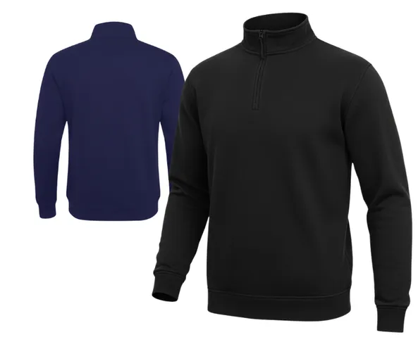 [SS062] AQUA 1/4 ZIP SWEATSHIRT
