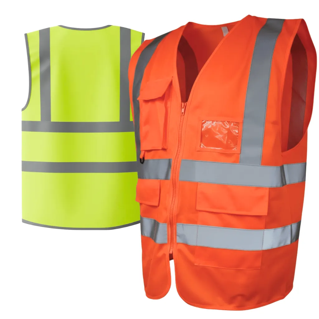 [WC056] AQUA-HO EXEC HI VIS WAISTCOAT